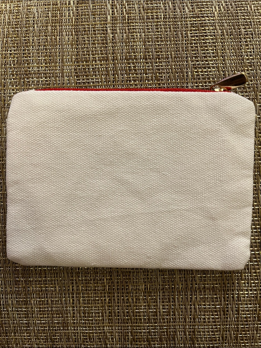 Beaded LOVE Coin Purse - Red, Black & Ivory - Picture 2 of 3